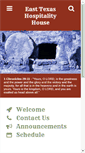 Mobile Screenshot of easttexashospitalityhouse.com